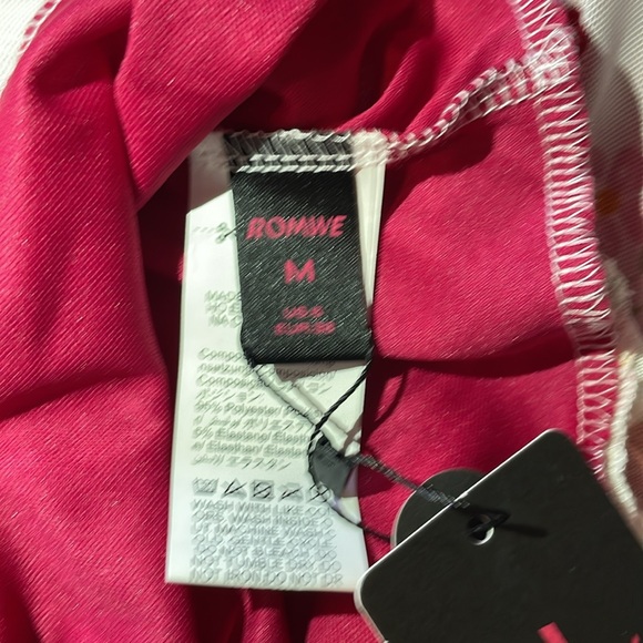 NWT ROMWE Pink Sheer Camisole.  Size 6/Medium Women - Picture 3 of 4